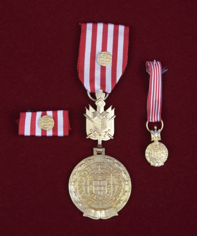 Medalha militar de serviços distintos ouro